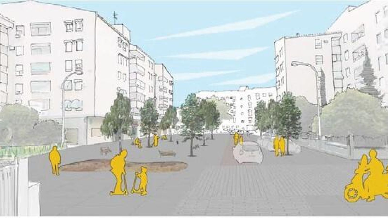 Calle Maestro Faus, tras la intervención.