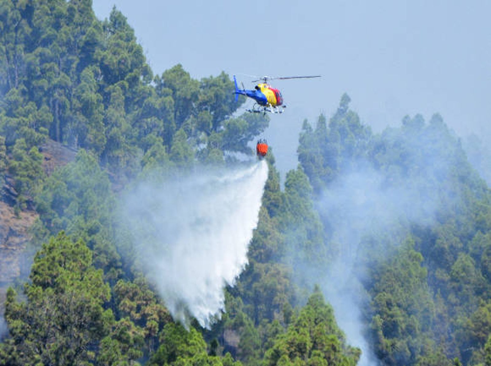 Estabilizado el perímetro del incendio de La Palma en todos sus frentes
