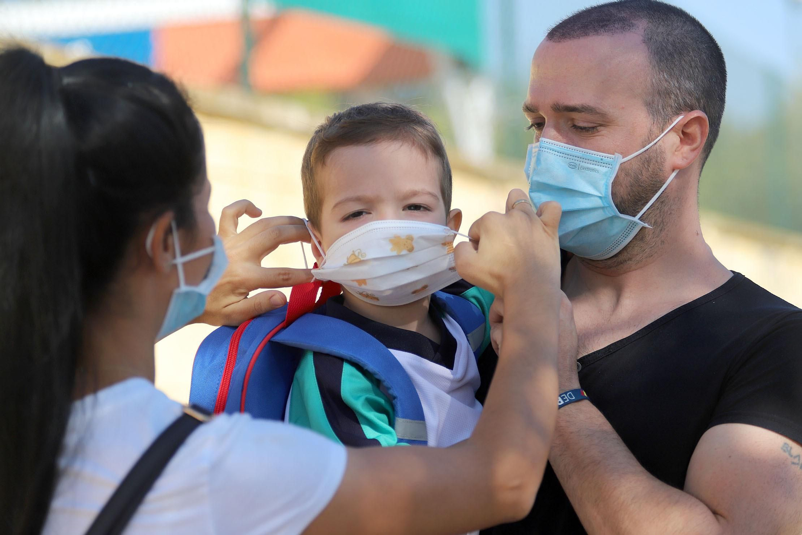 Imágenes de la vuelta al cole en Huelva