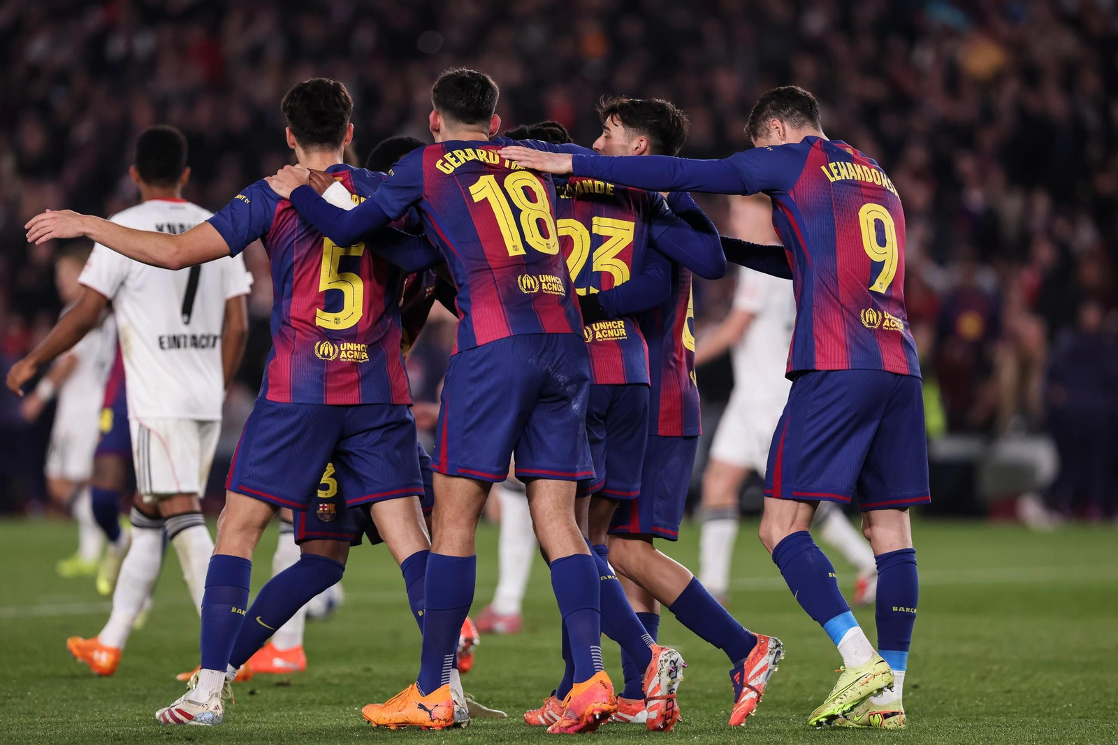 Las fotos del Barcelona-Eintracht Frankfurt