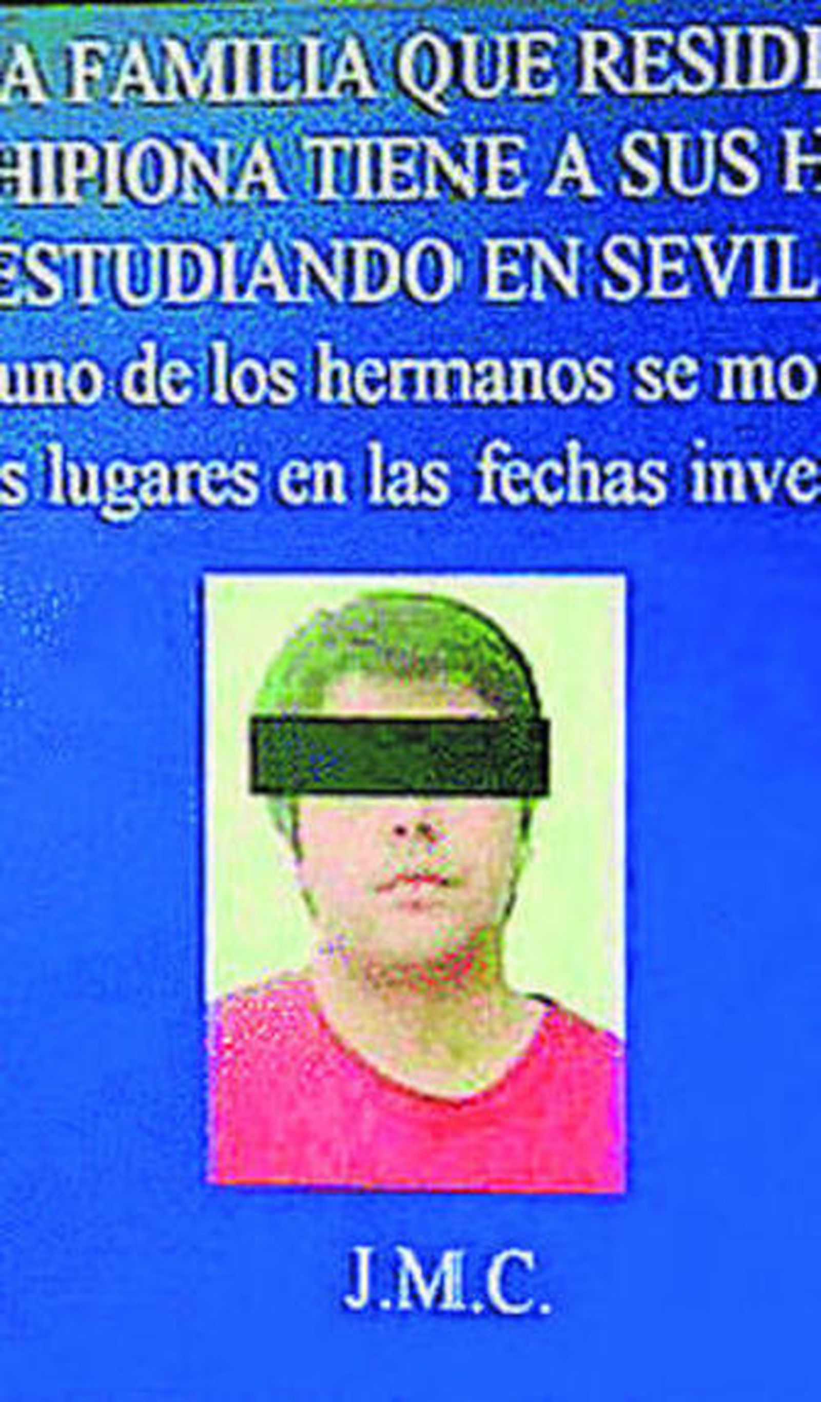 El procesado, cuando fue detenido.