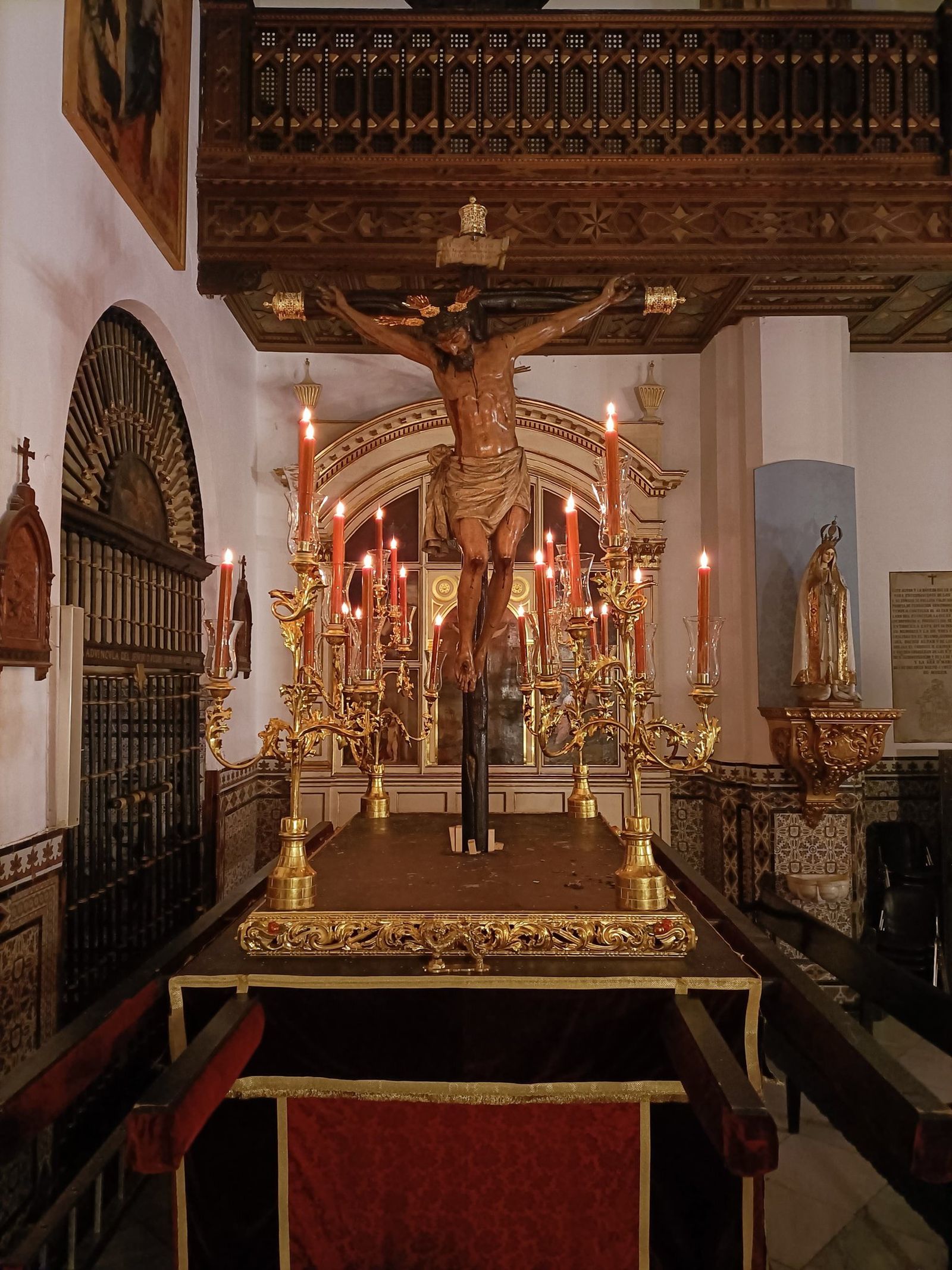 El Cristo de Burgos para su Vía Crucis
