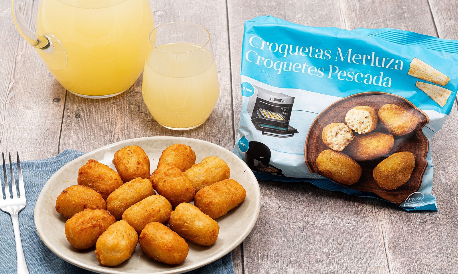 Croquetas de merzluza para horno y freidora de aire, la última sorpresa de Mercadona