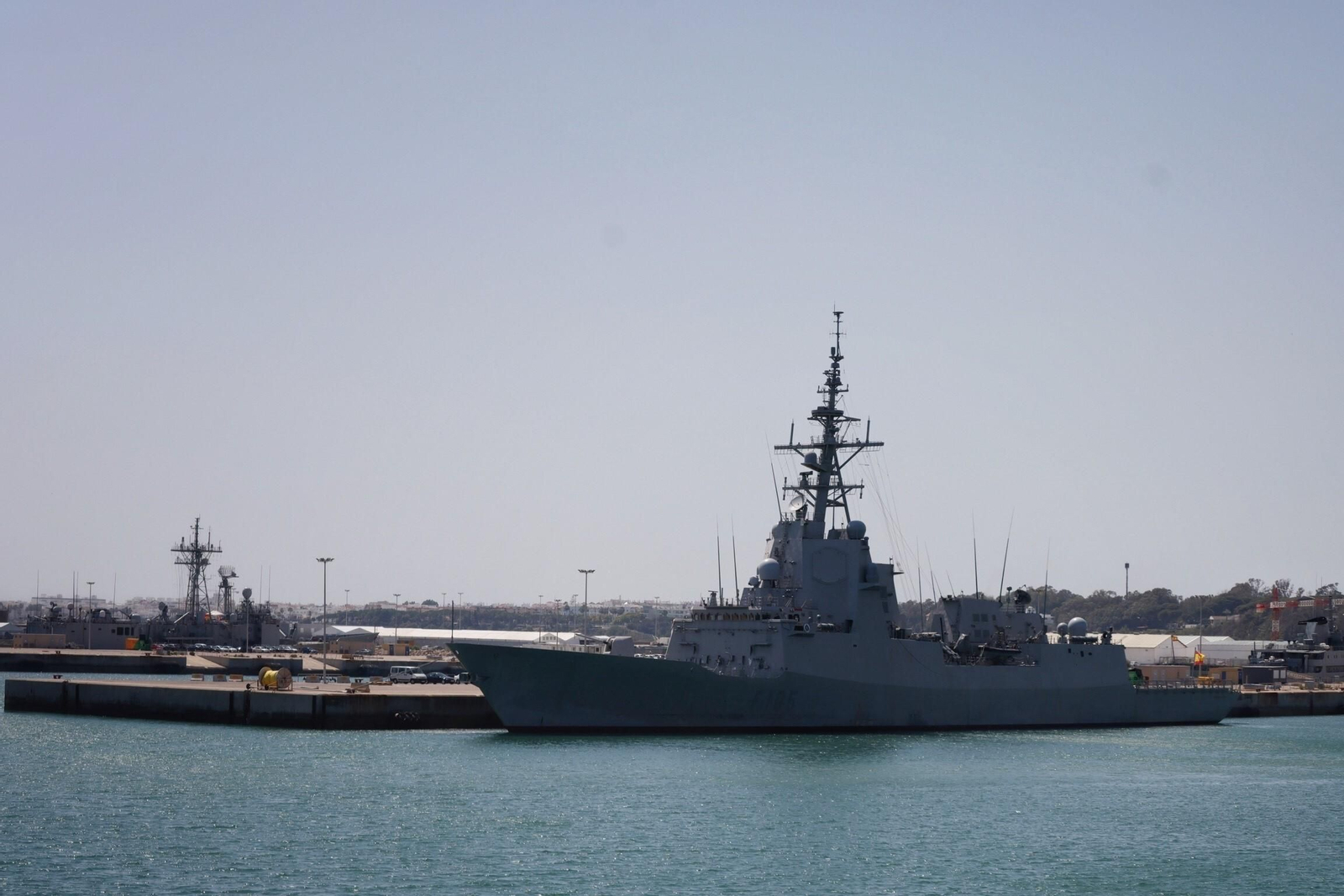 Recorrido por el destructor 'James E. Willians', atracado en la Base naval de Rota