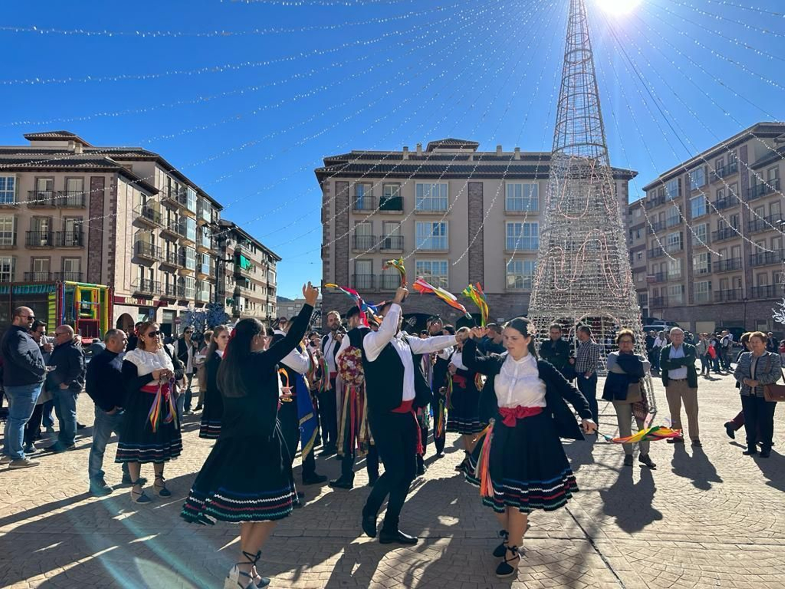 La Plaza de la Constitución fue uno de los puntos de encuentro de esta jornada de convivencia.
