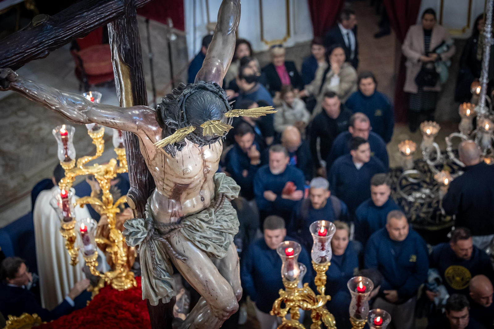 Las imágenes de la cofradía de La Palma en la Semana Santa de Cádiz de 2024