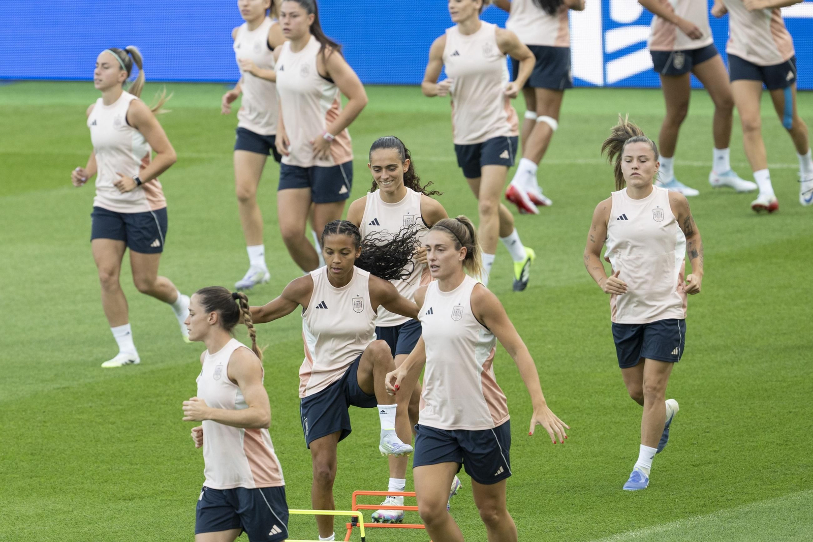 Las fotos de España antes de la semifinal contra Alemania