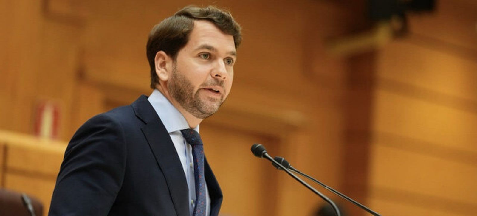 Fernando Priego, en el Senado.