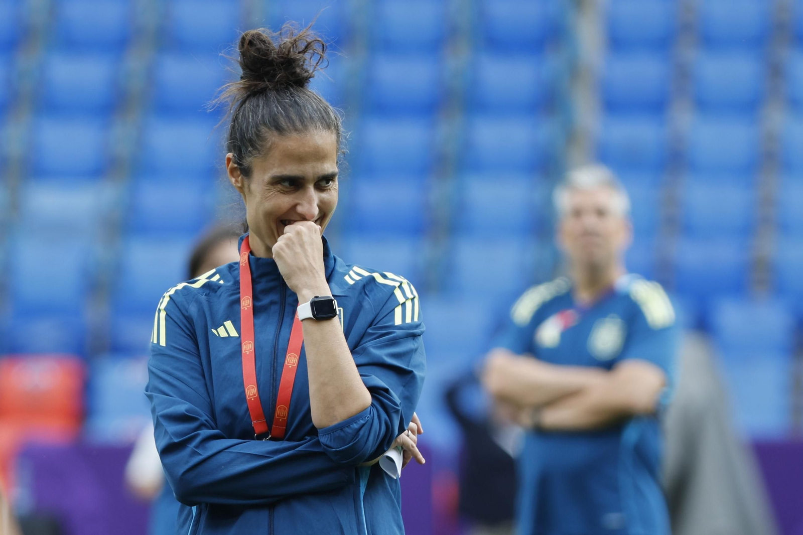 Las fotos de España antes de la final de la Eurocopa femenina
