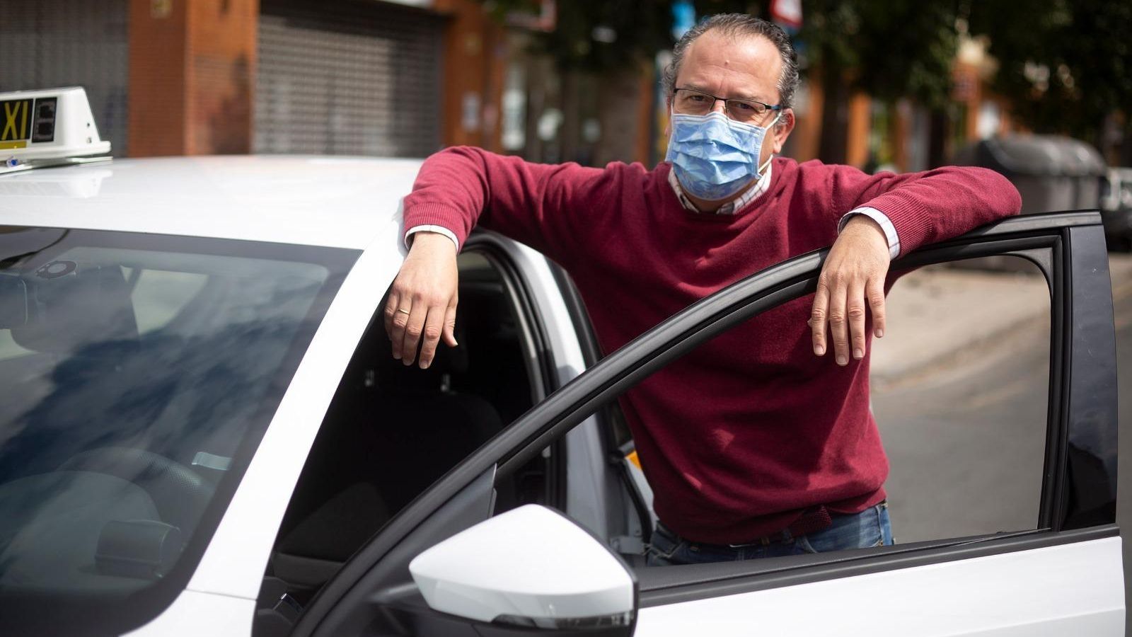 José Salvador Astasio, durante una de sus jornadas de trabajo en la cuarentena.