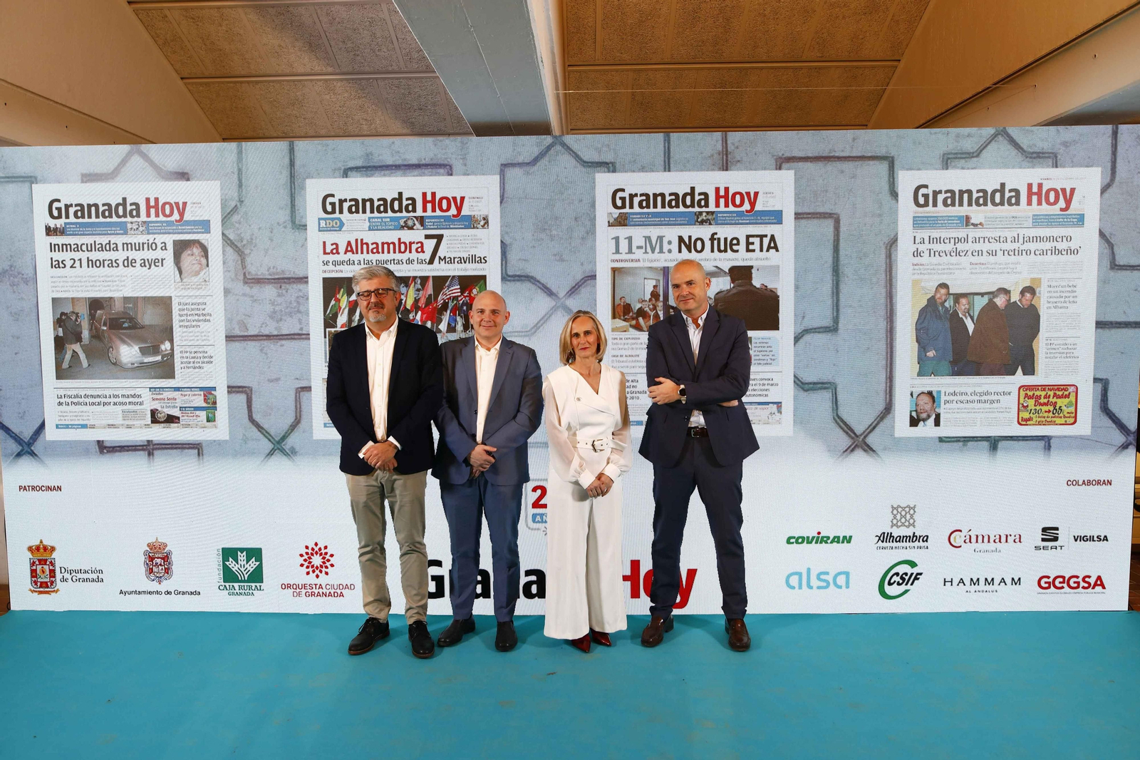 Las imágenes de la celebración del XX aniversario de Granada Hoy