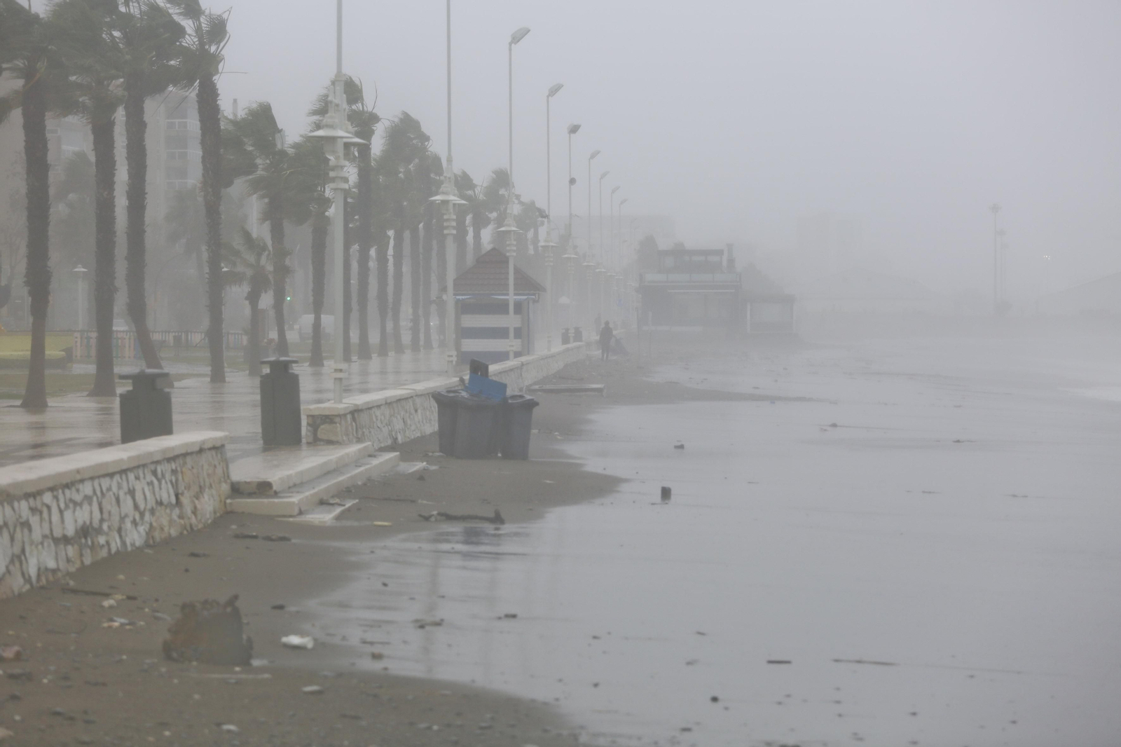 Fotos de las incidencias de la lluvia en Málaga