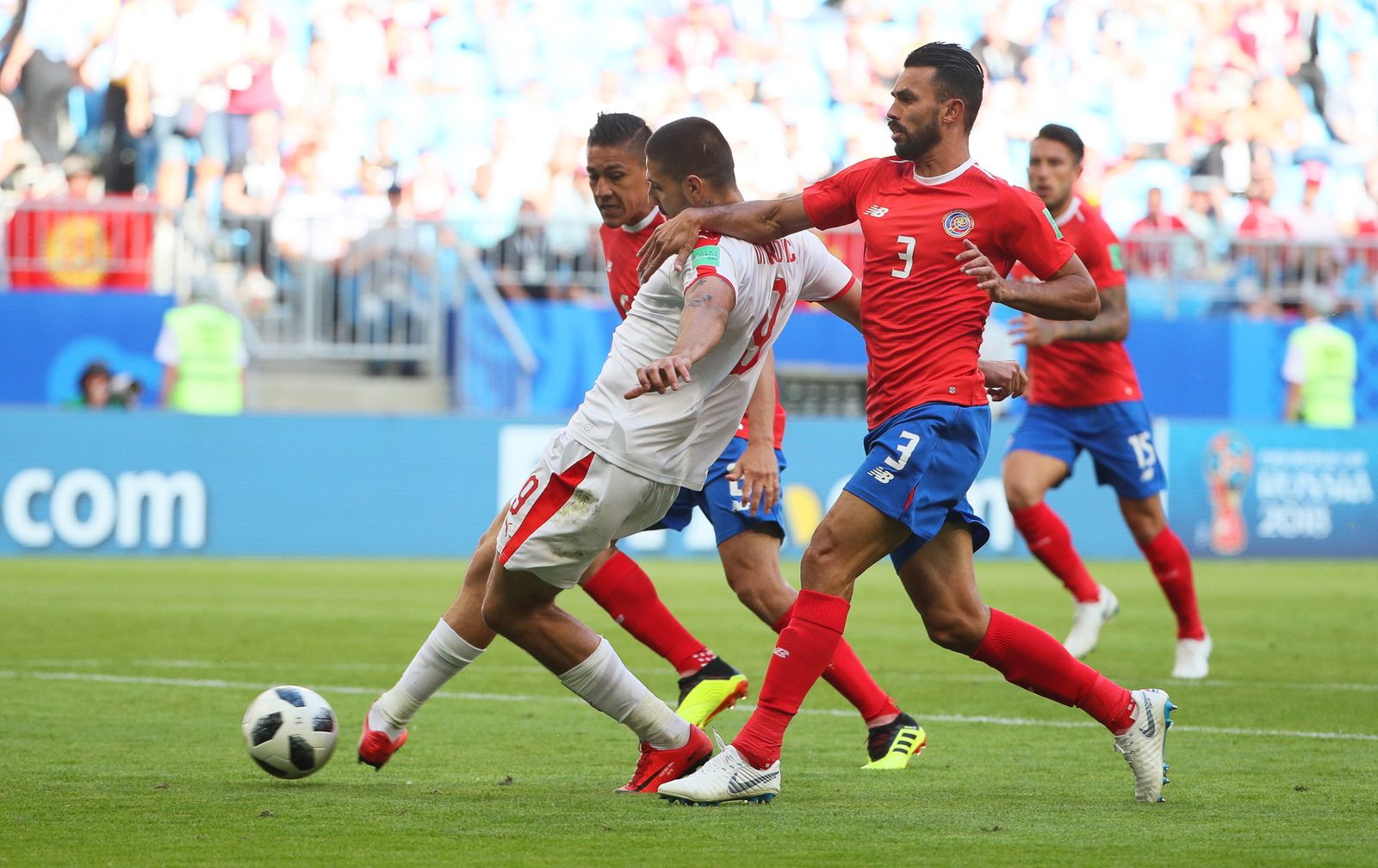 Las imágenes del Costa Rica-Serbia