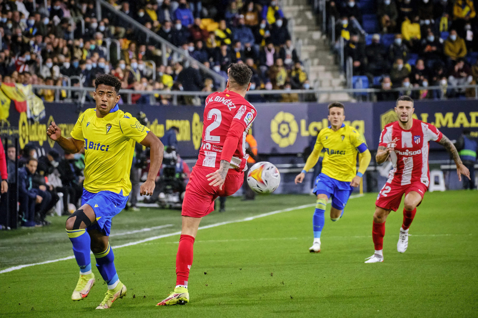 Las imágenes del Cádiz-Atlético de Madrid