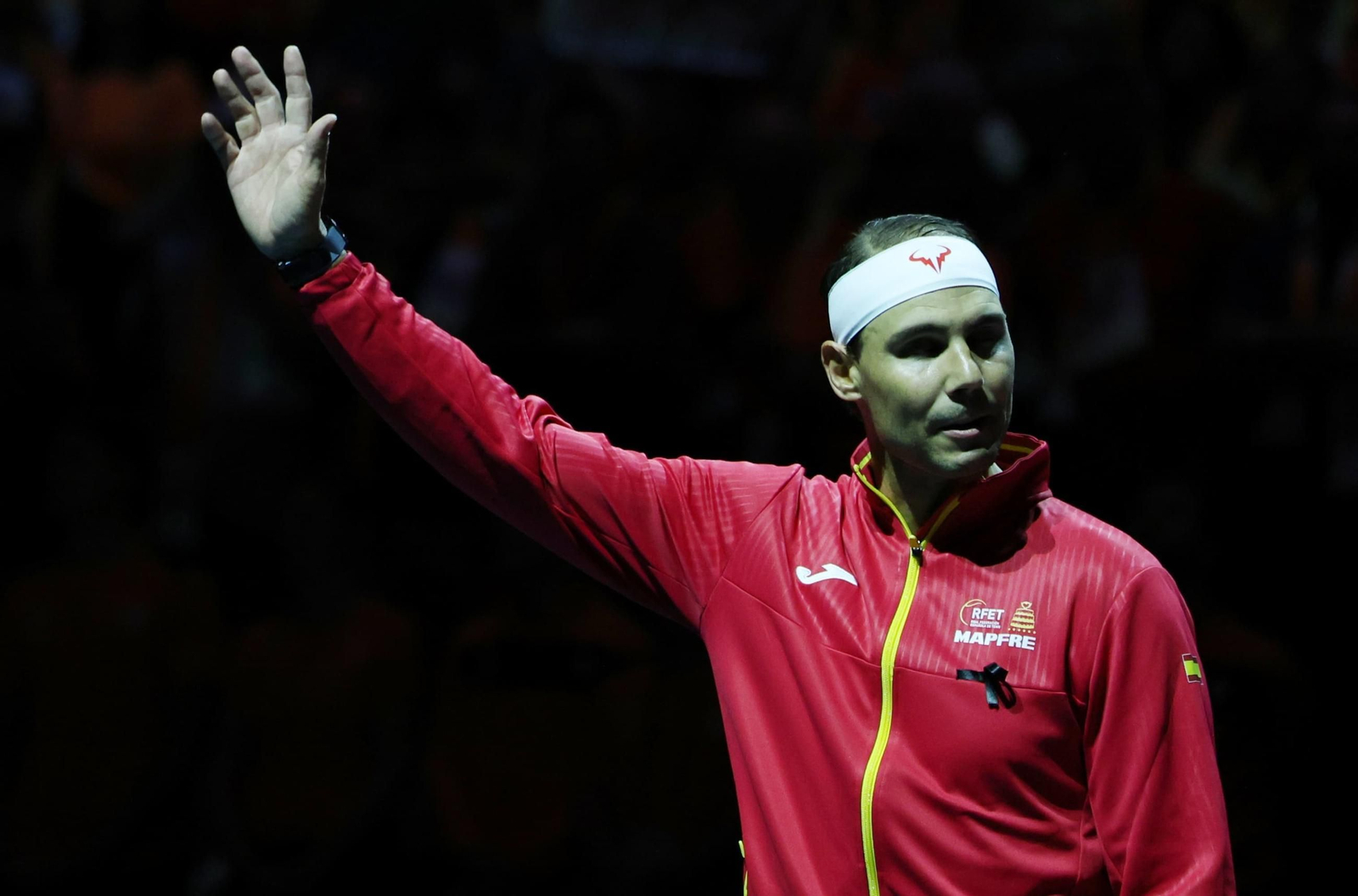 Las lágrimas de Rafa Nadal al sonar el himno antes de su última Copa Davis