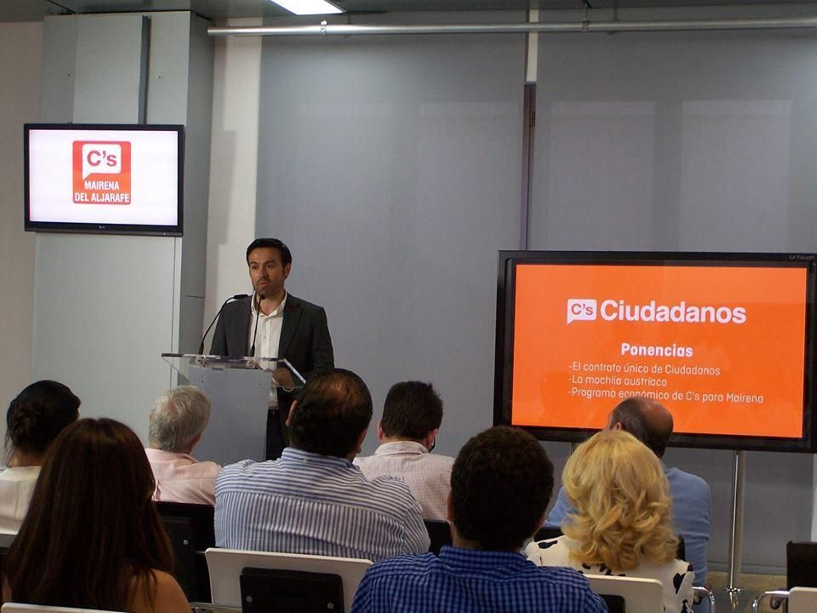 Antonio Vasco, Concejal de Cs en Mairena del Aljarafe, que sustituirá a Millán en la Diputación.