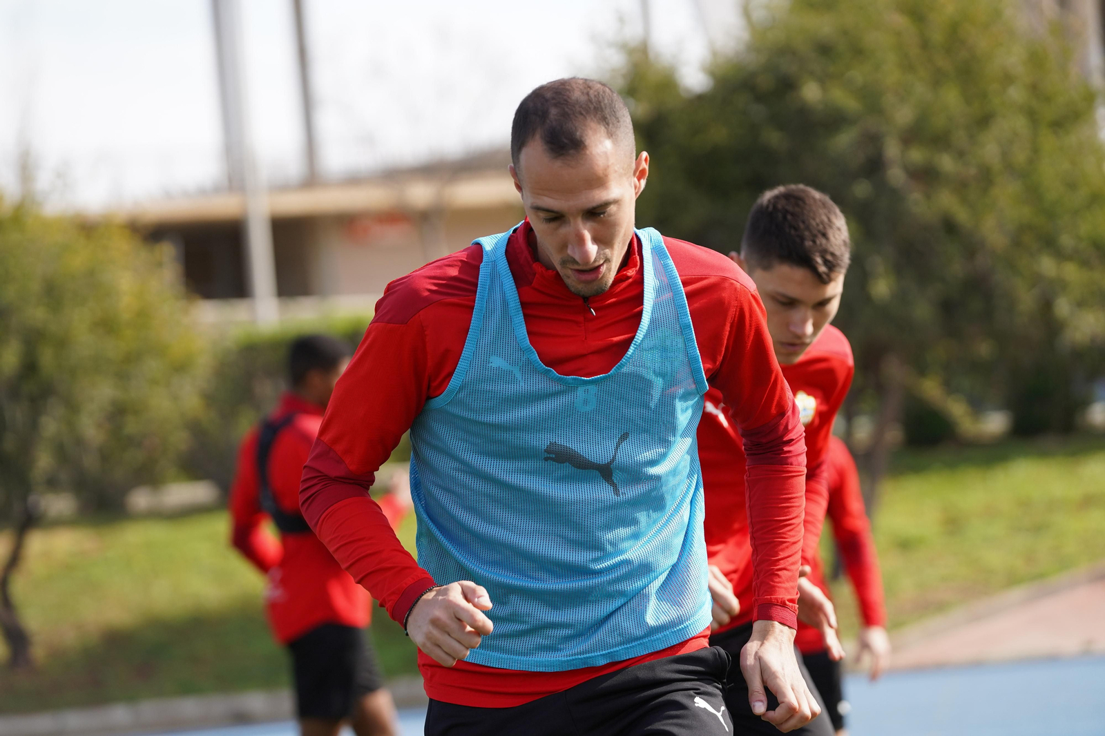 Entrenamiento del Almería, viernes 26