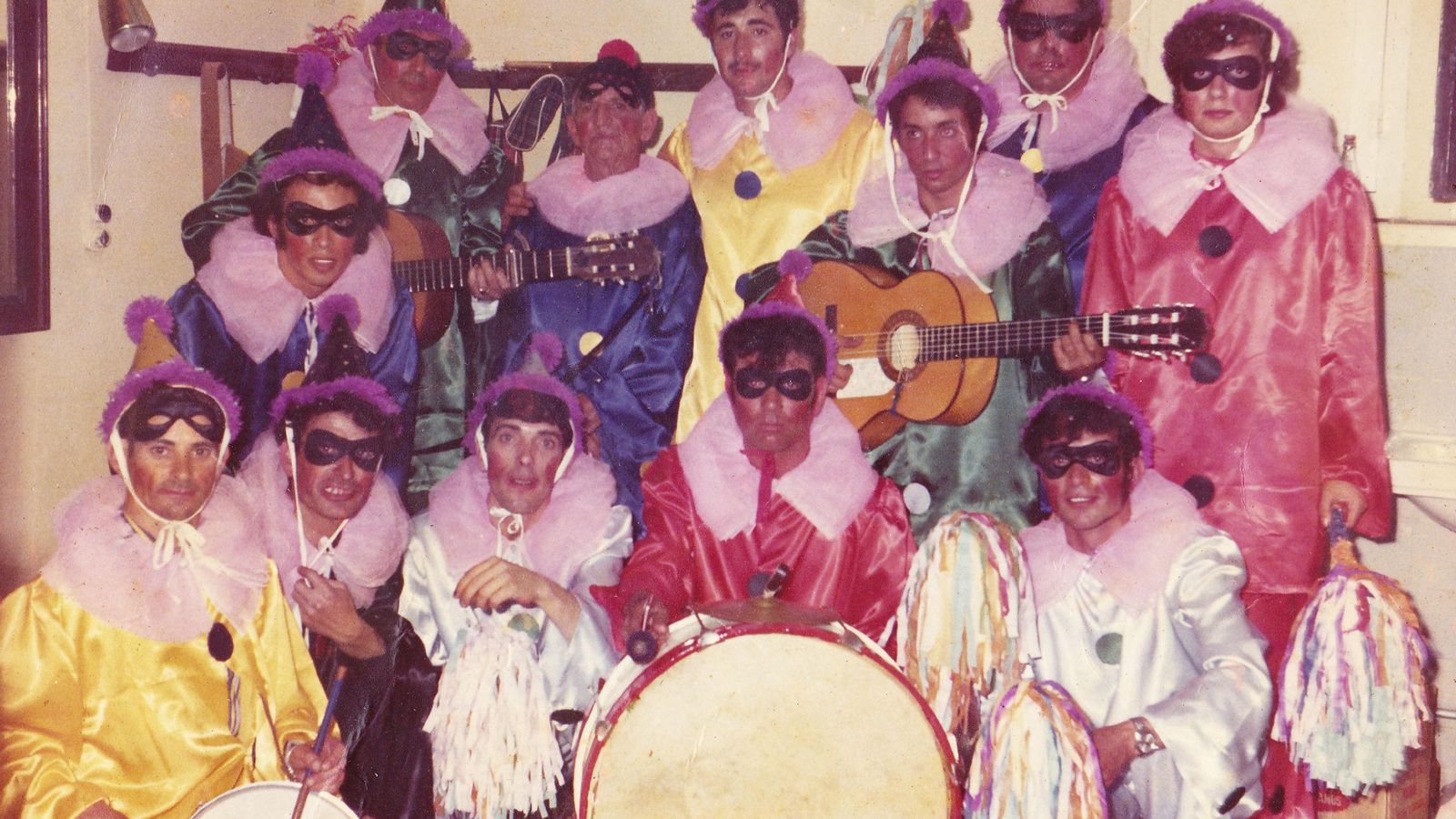 La chirigota de 'Fletilla' 'Lo que el tiempo se llevó', de 1974.