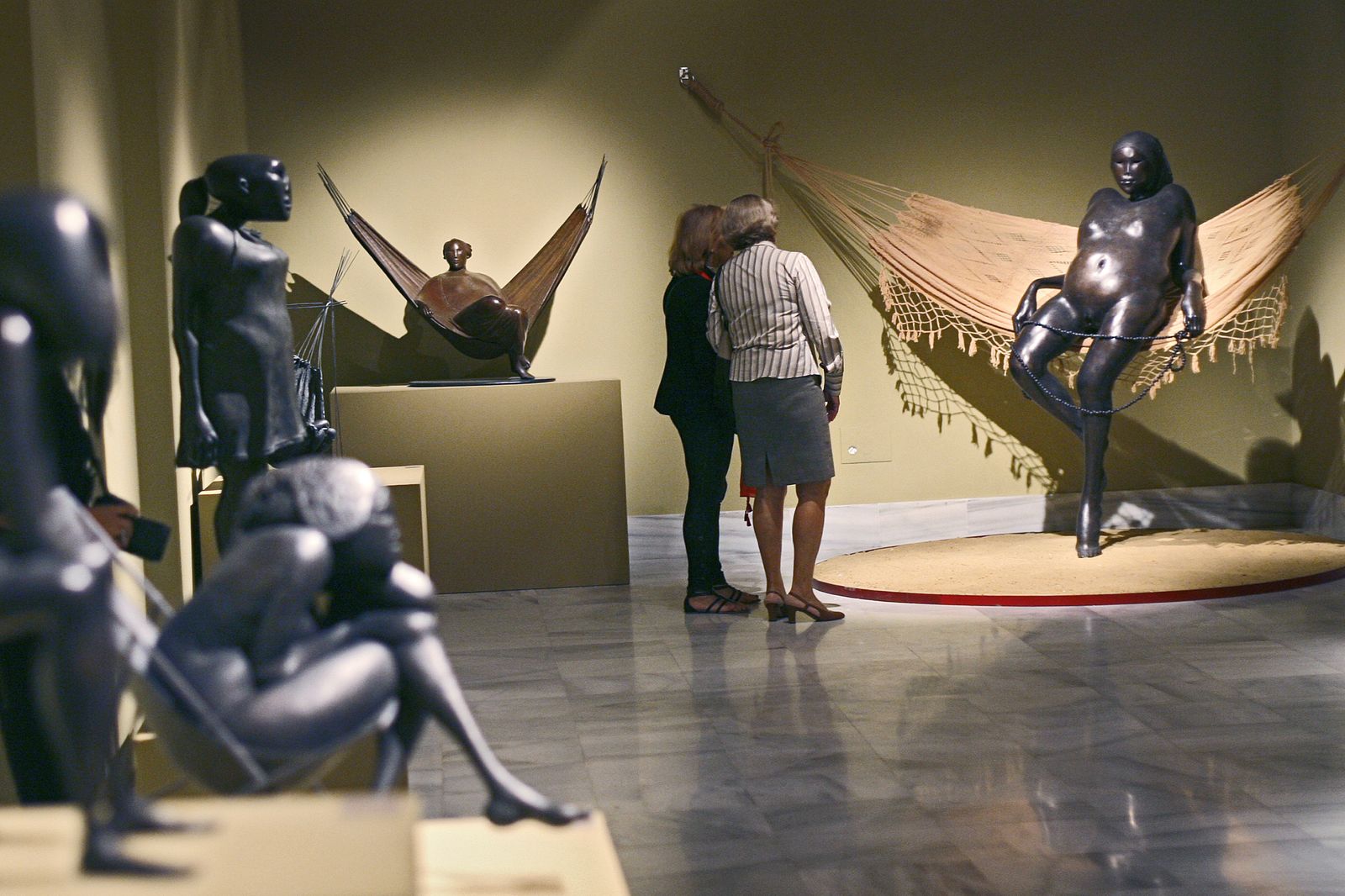 Una imagen de la exposición permanente de Cornelis Zitman en la Casa de Iberoamérica.