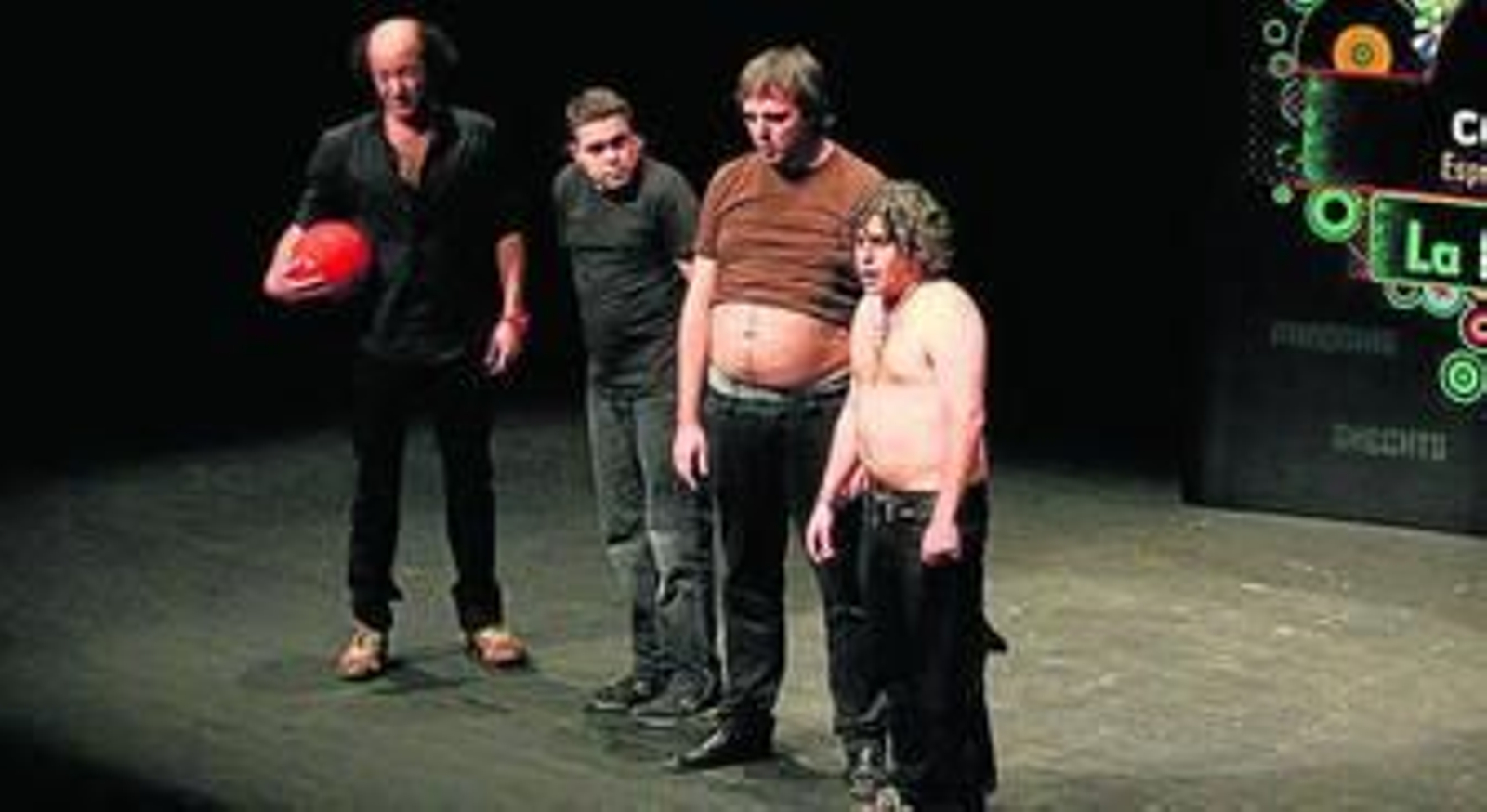 Los cuatro cómicos derrocharon humor.