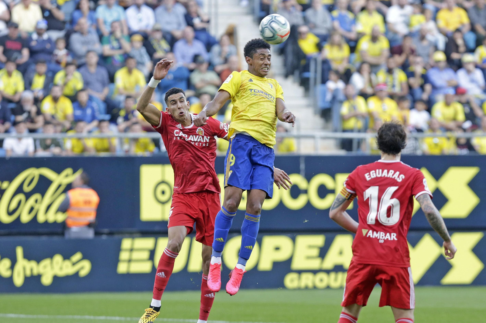 Imágenes del partido en Carranza, Cadiz Zaragoza