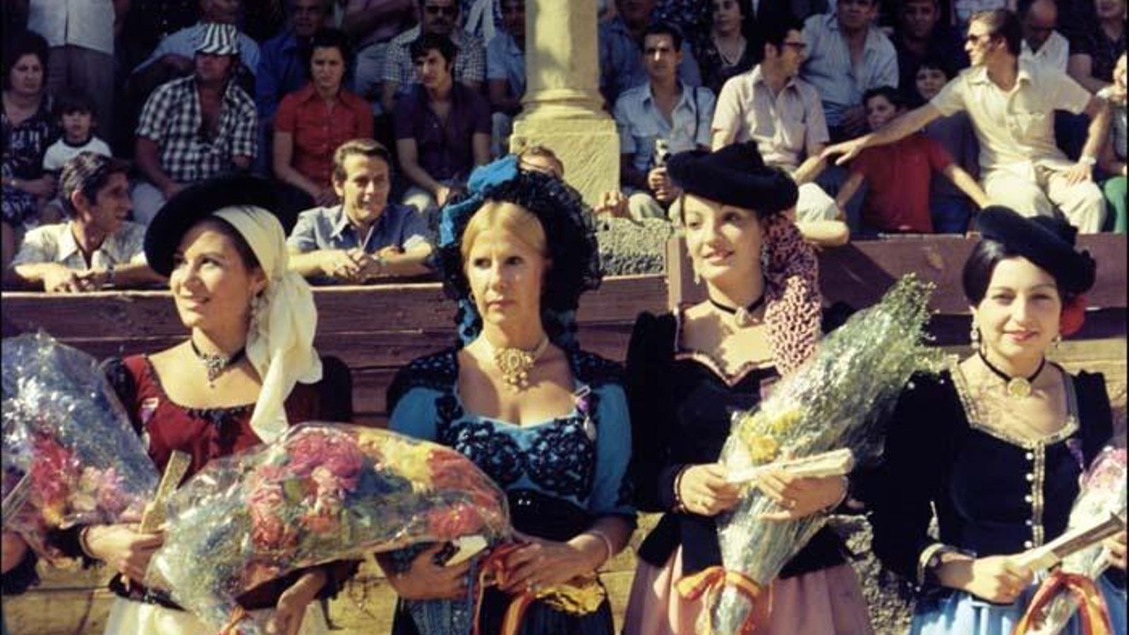 La duquesa de Alba, en la Goyesca de 1974.