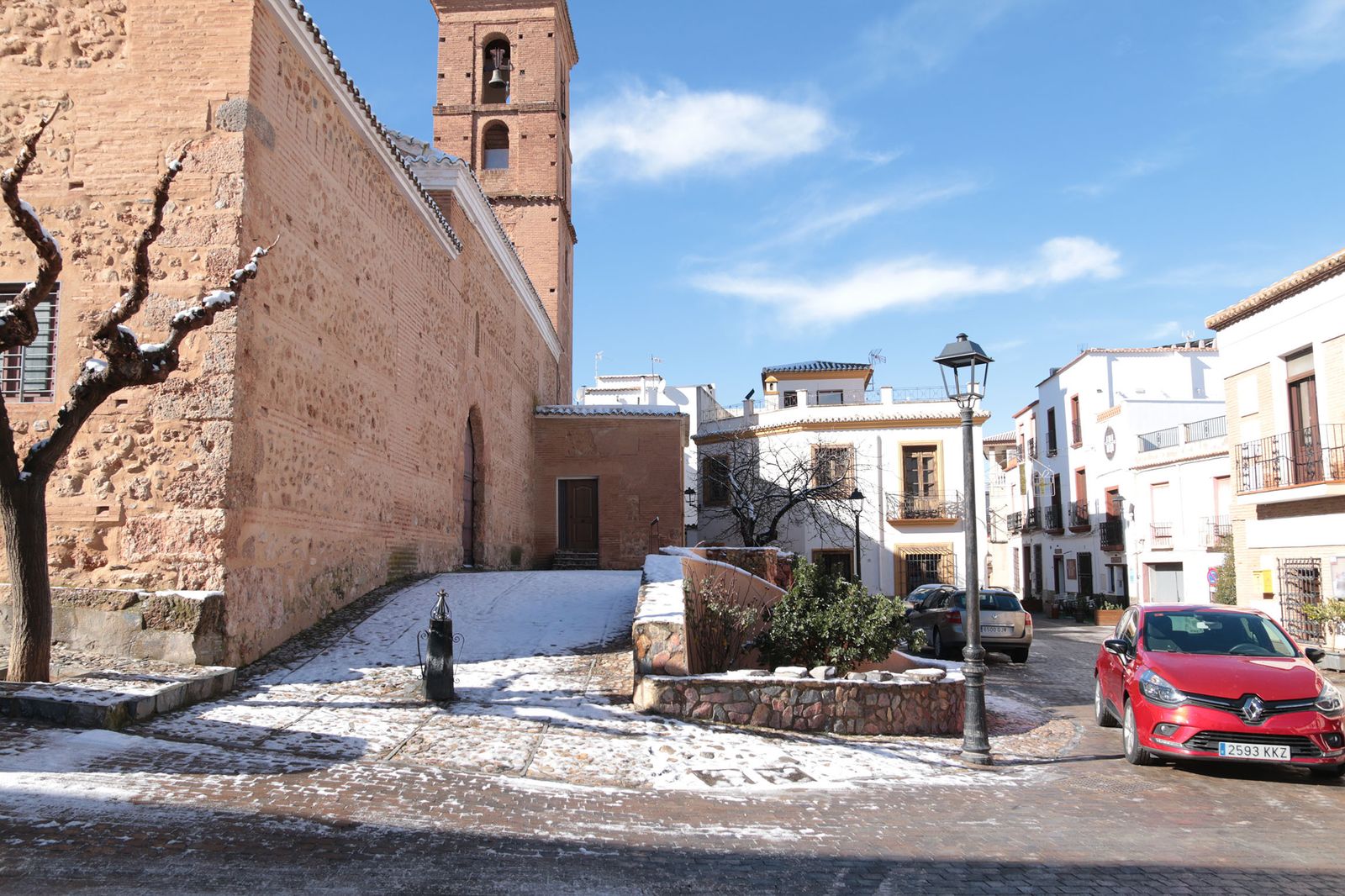 Estampa nevada de un municipio de la Alpujarra almeriense.