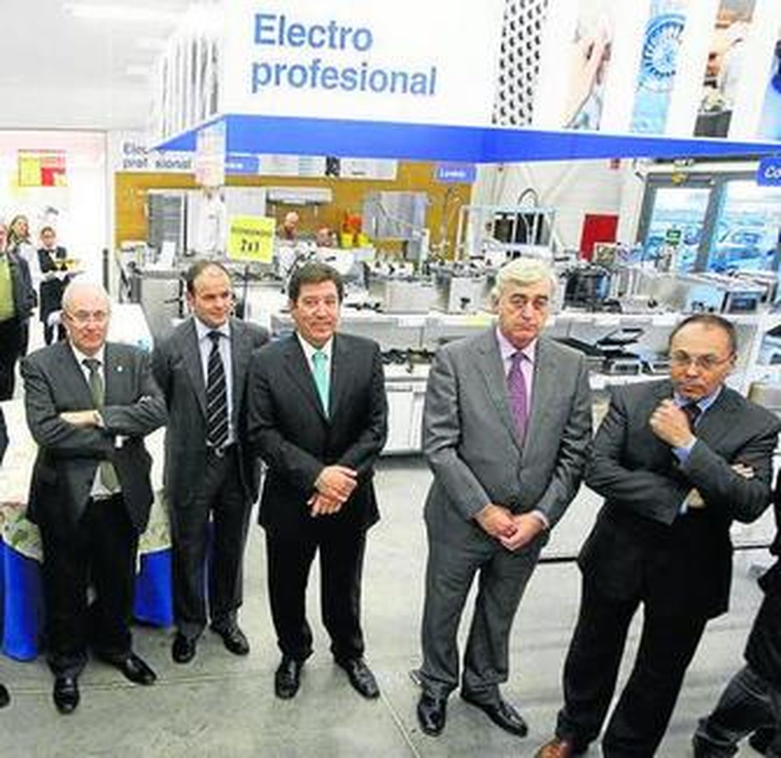 Barroso (en el centro), junto a Pascual y Pere Laymon (derecha).