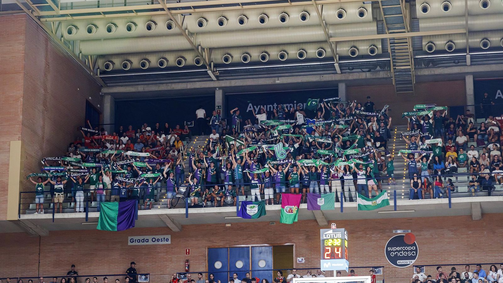 El UCAM Murcia-Unicaja de la Supercopa, en fotos