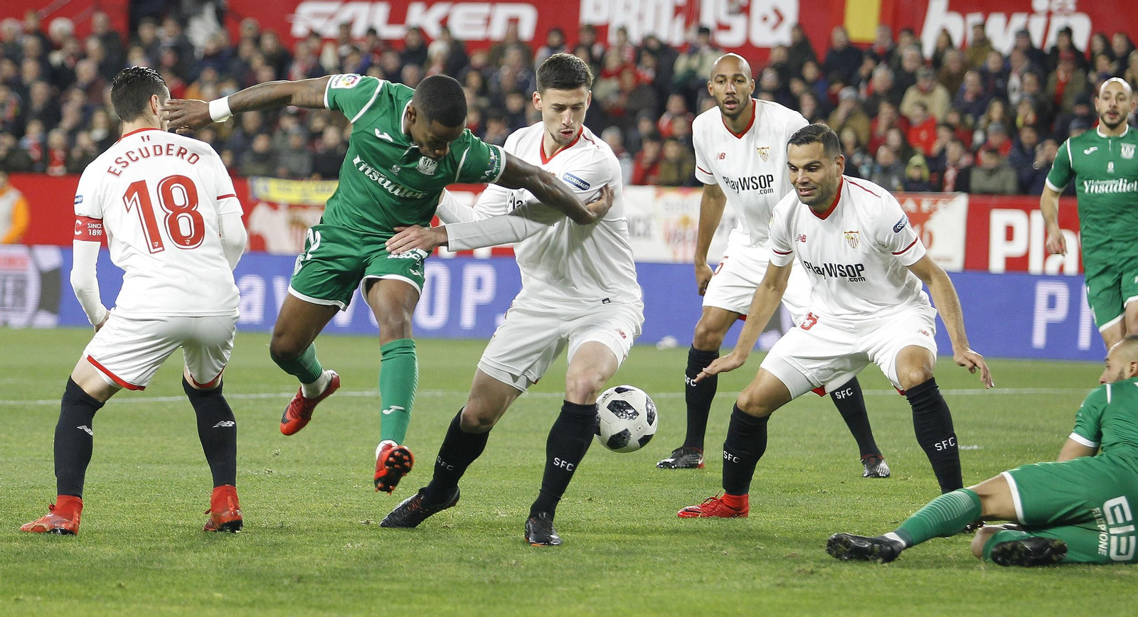 La semifinal de Copa entre Sevilla FC y CD Leganés, en imágenes