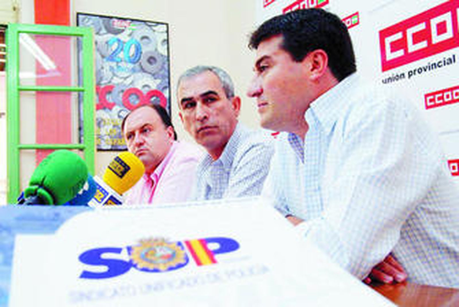 Máximos representantes de ambos sindicatos.