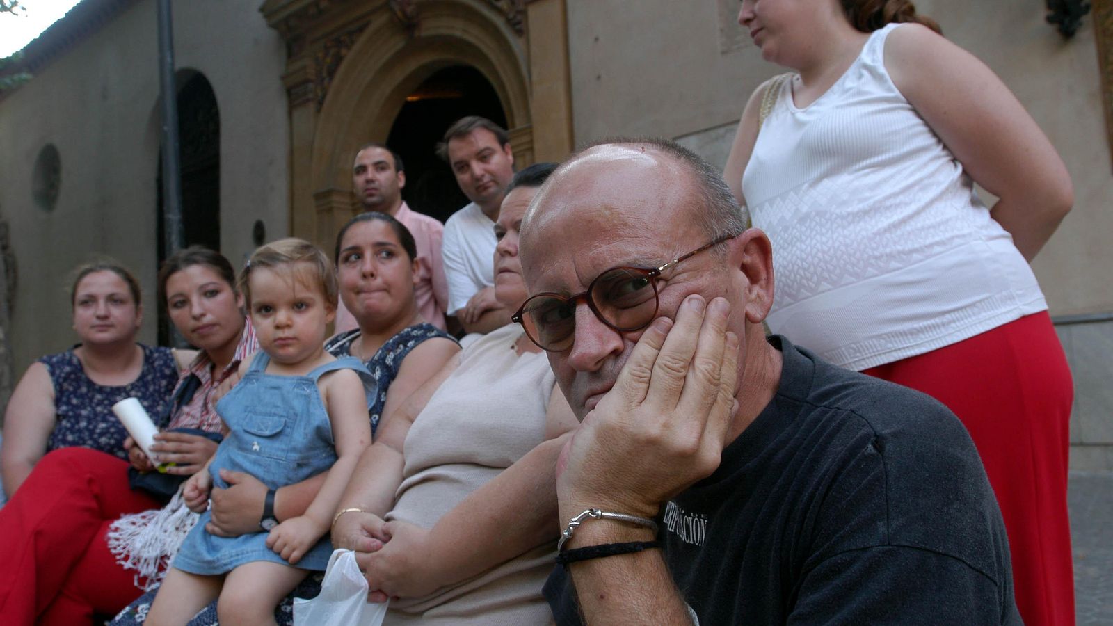 Quico Rivas apoyó en 2003 la huelga de hambre de trabajadores de la empresa de limpieza de Tomares.