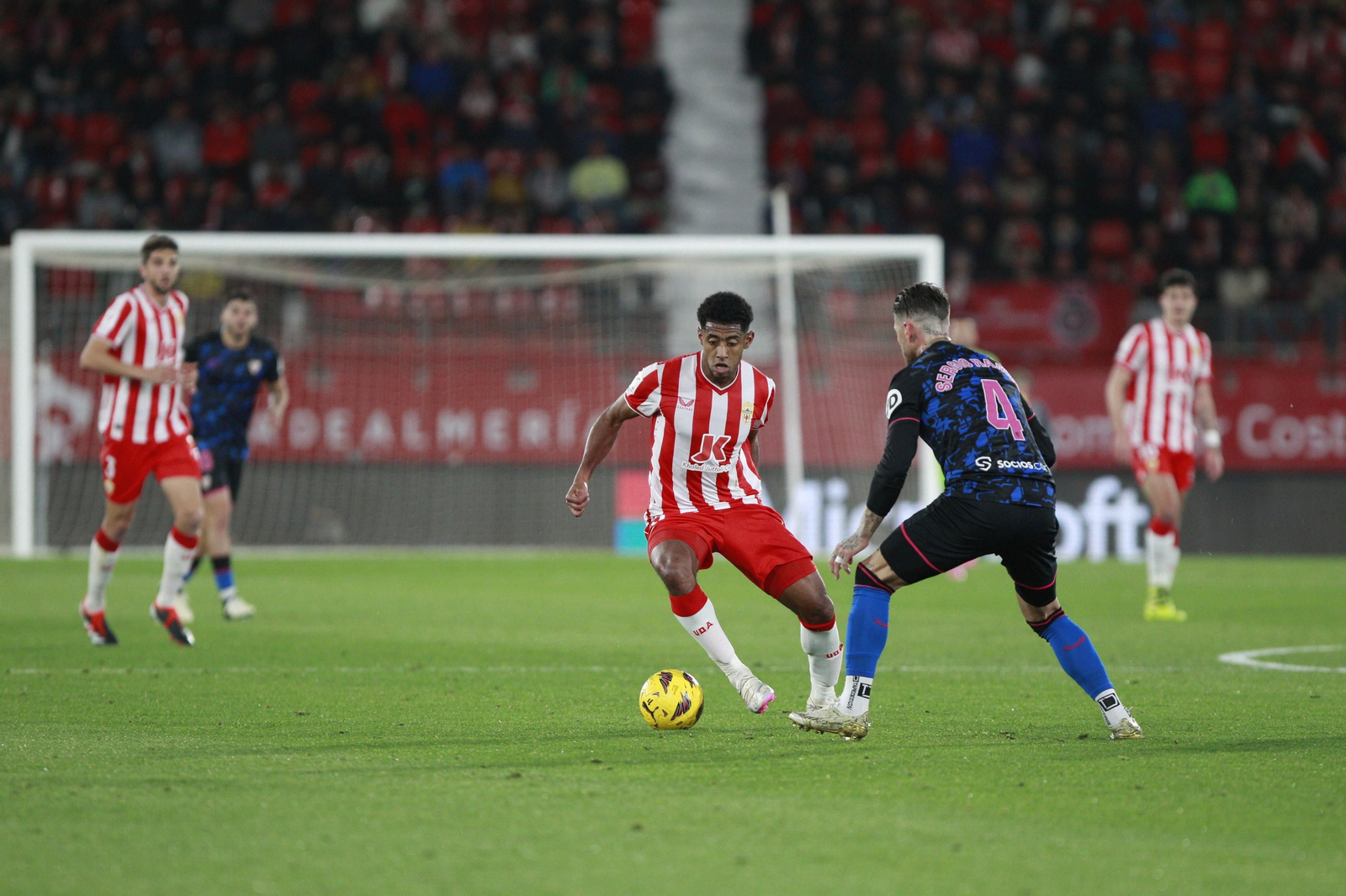 Las mejores imágenes del partido de fúbol U.D. Almería-Sevilla F.C.