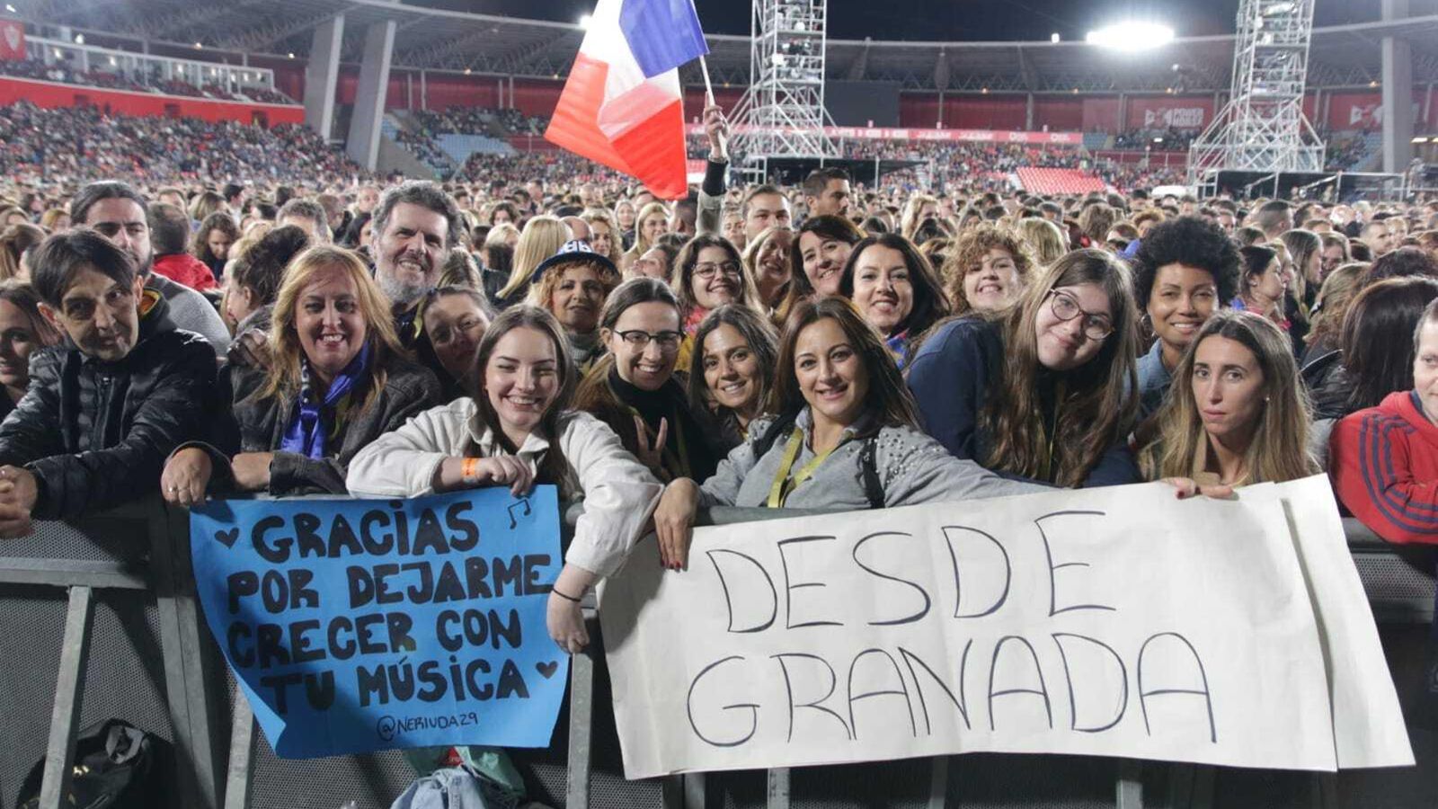 Desde otros lugares de España vinieron a ver a Bisbal.