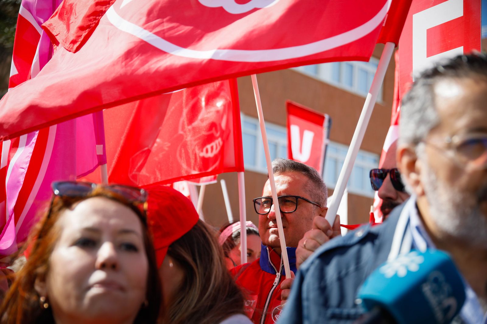 Las imágenes de la manifestación del Día del Trabajador en Almería