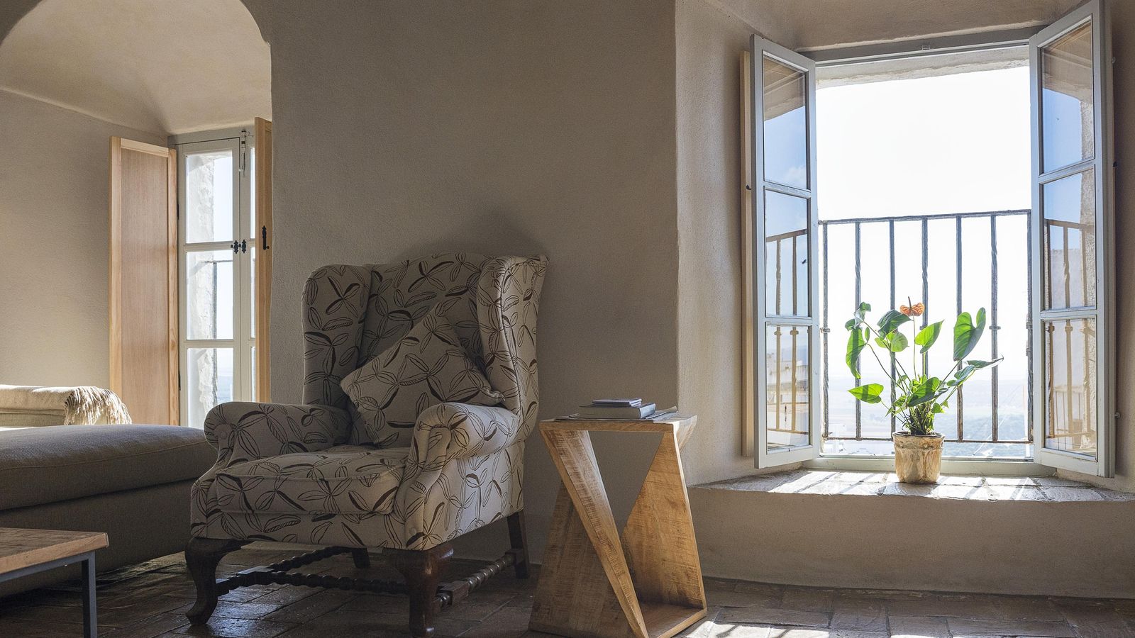 Detalle de una de las habitaciones.