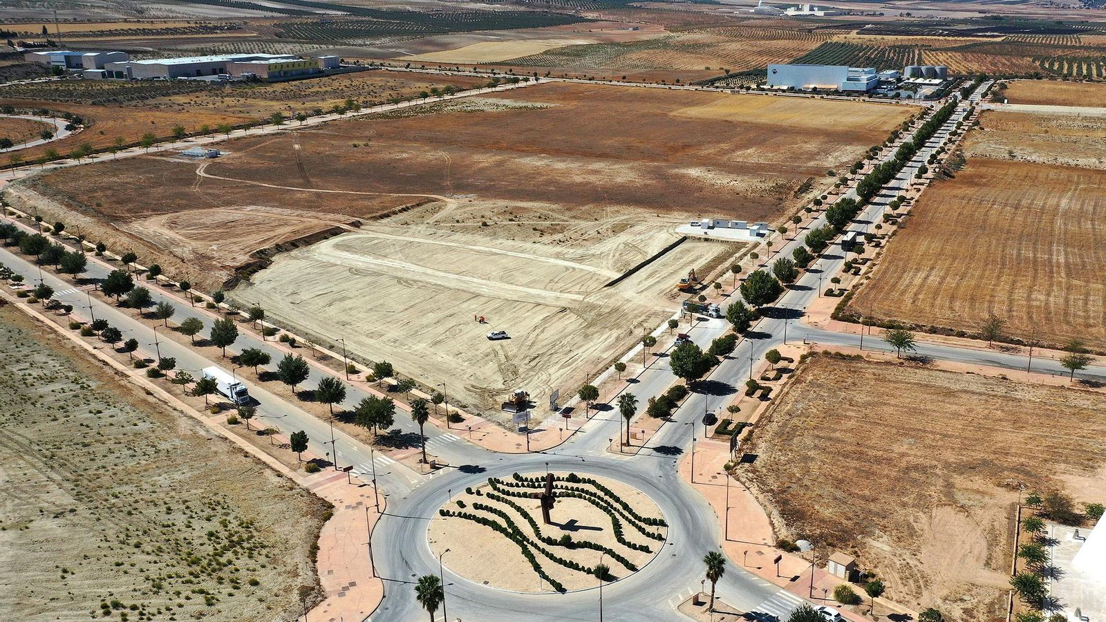 Terrenos de la Citai donde se construye el acelerador de partículas IFMIF-Dones