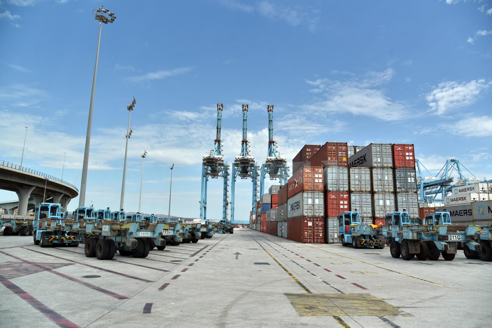 Contenedores en el Puerto de Algeciras