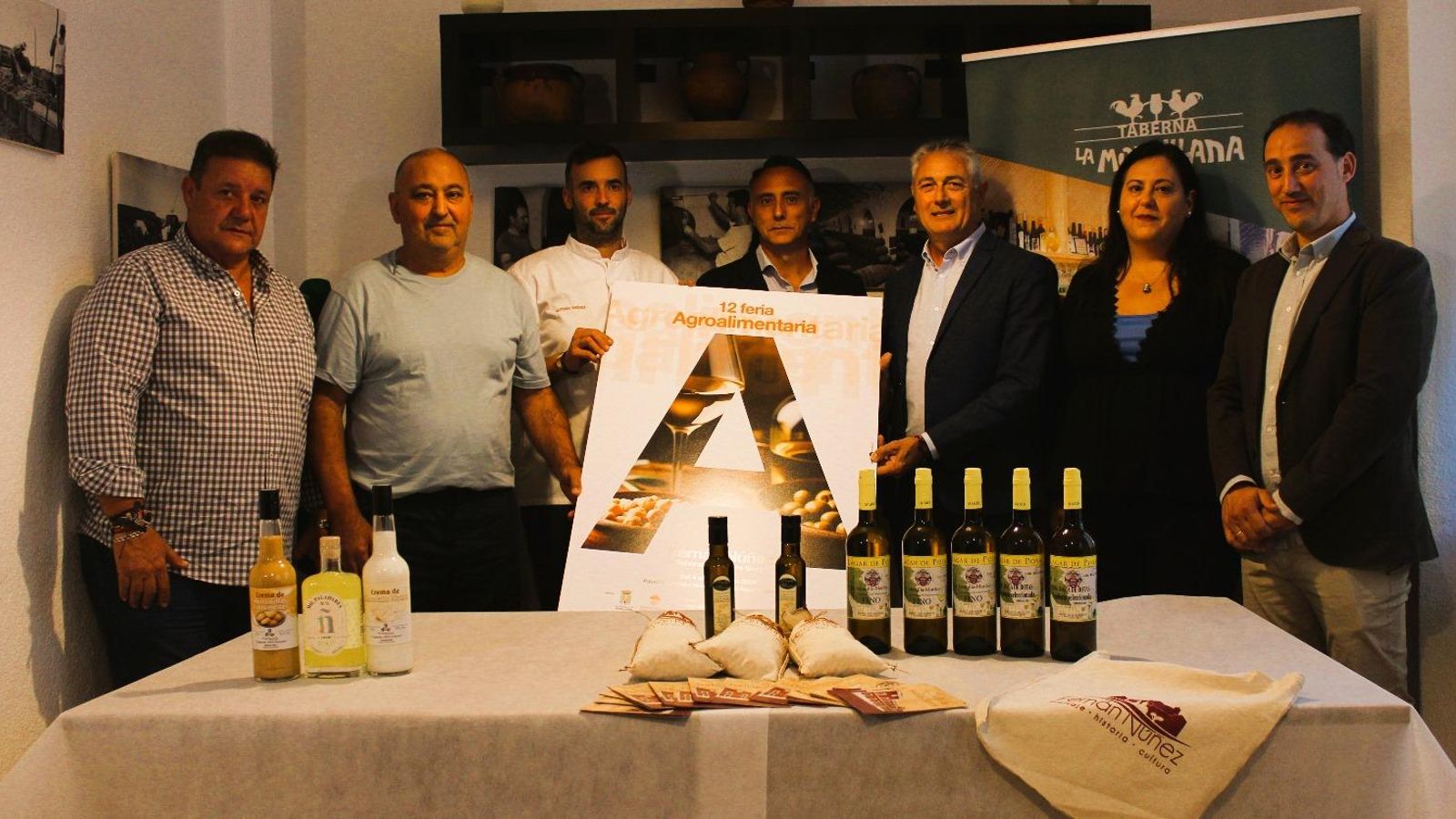 Momento de la presentación protagonizada por Fernán Núñez en La Montillana