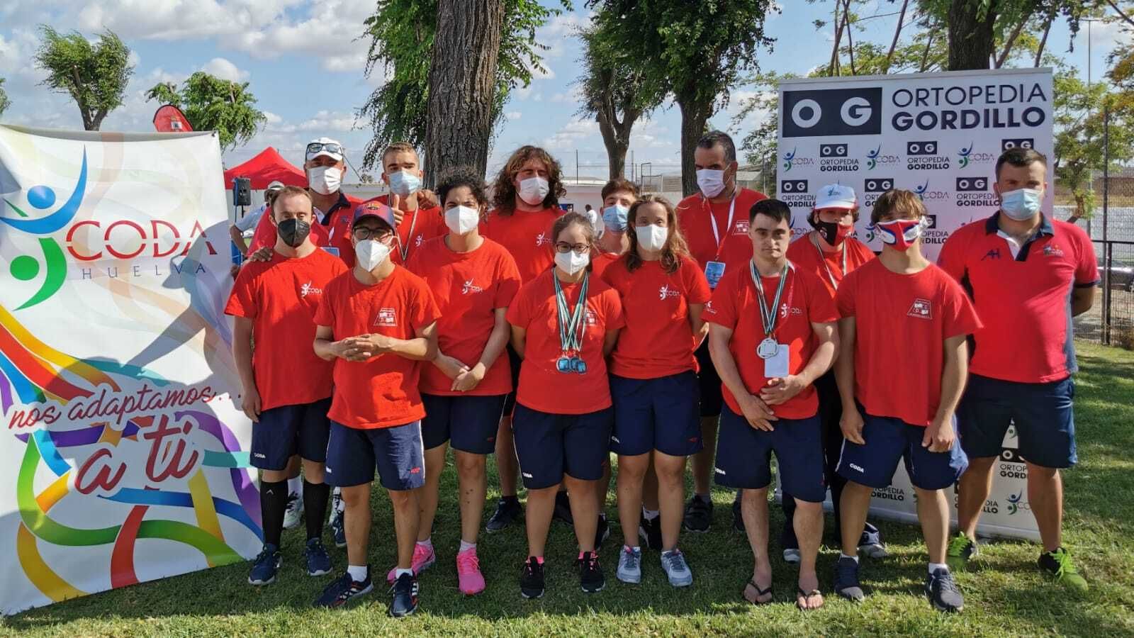 El equipo del CODA que compitió en Dos Hermanas.