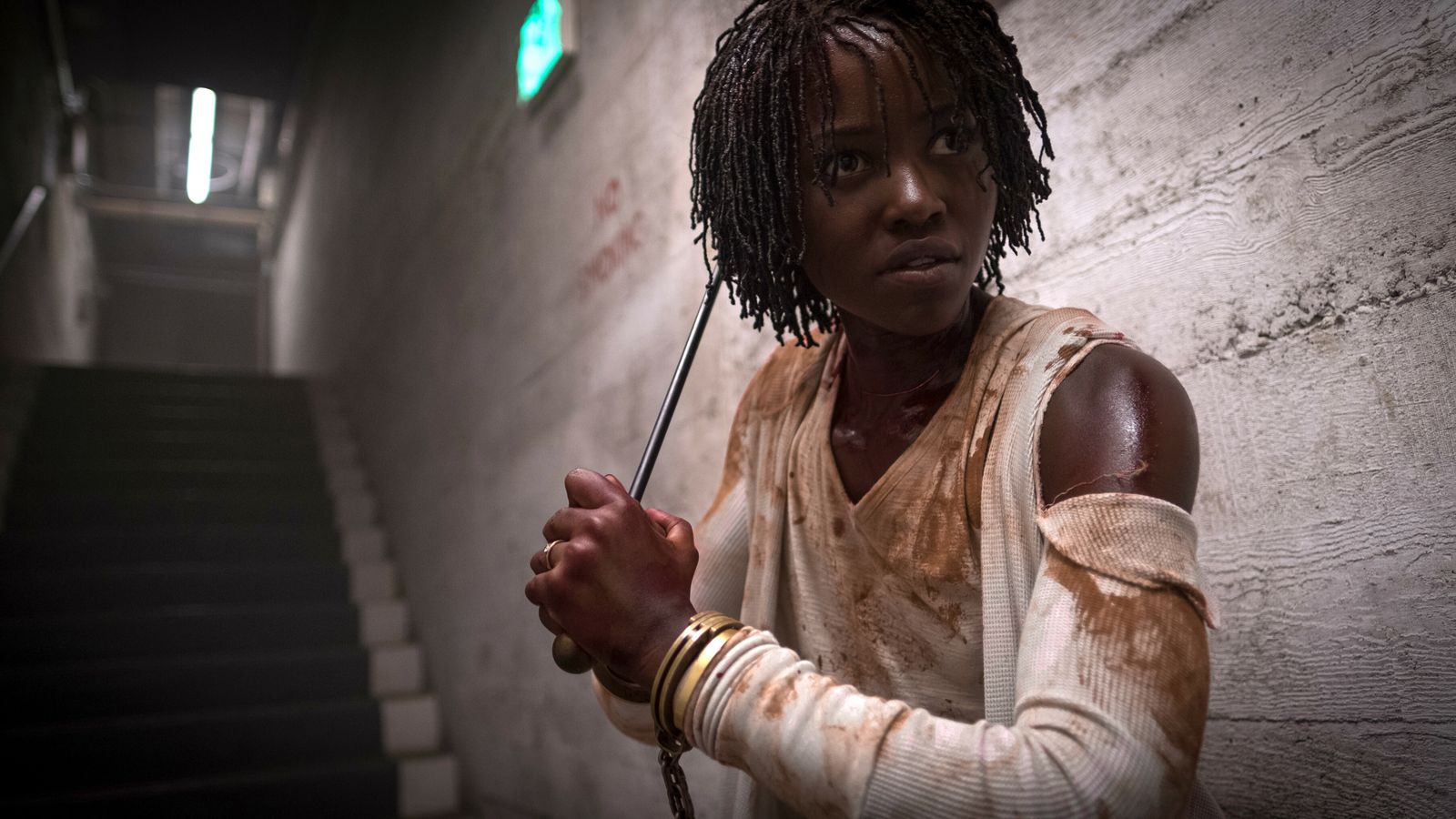 Lupita Nyong'o en una imagen de 'Nosotros', de Jordan Peele.