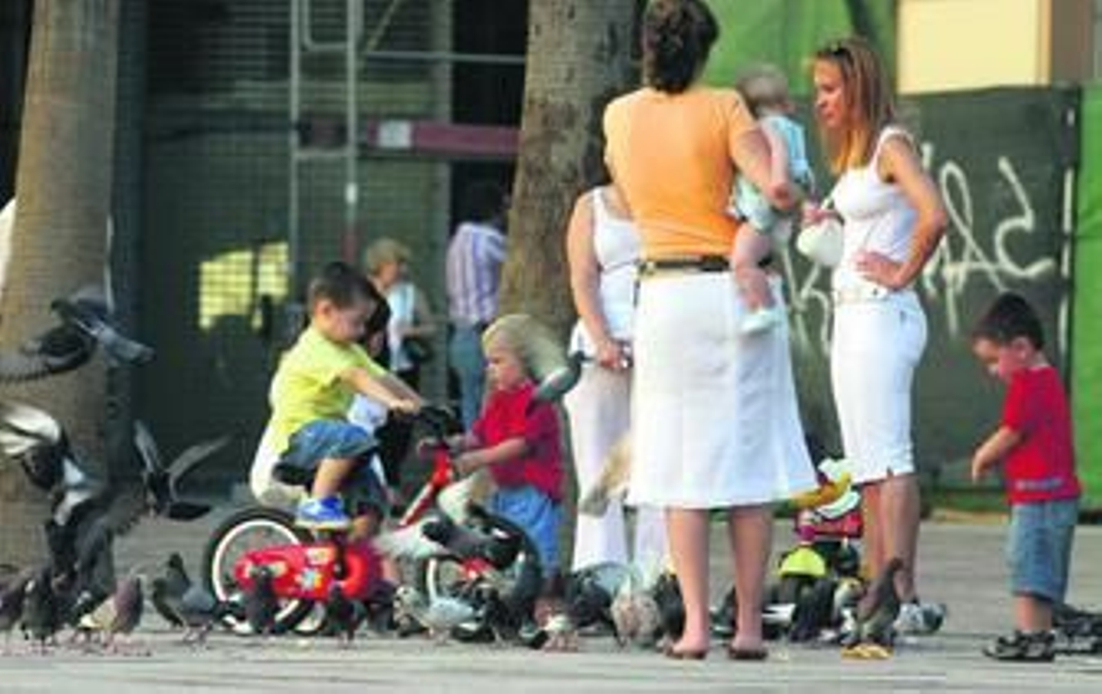 La edad media de la maternidad supera los 30 años y se tiene de media un hijo por mujer.