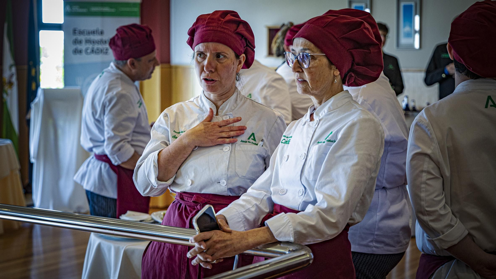 Las imágenes de la jornada sobre un menú del siglo de Oro en la Escuela de Hostelería de Cádiz