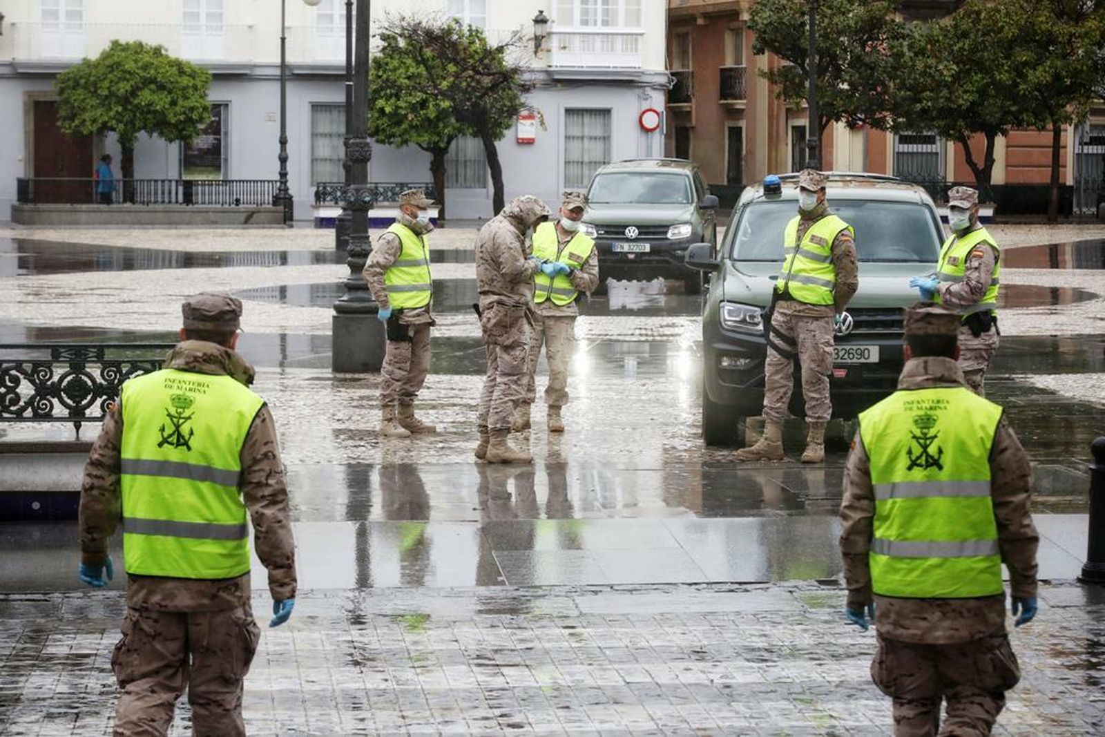 La Infantería de Marina comienza a desplegarse por la Bahía de Cádiz