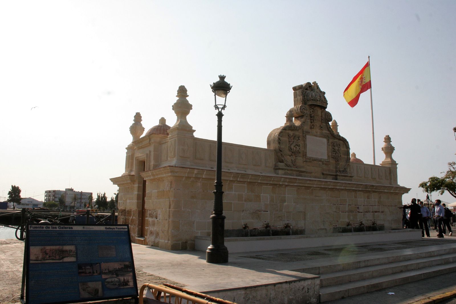 La fuente de Las Galeras, tras la intervención realizada por Apemsa.