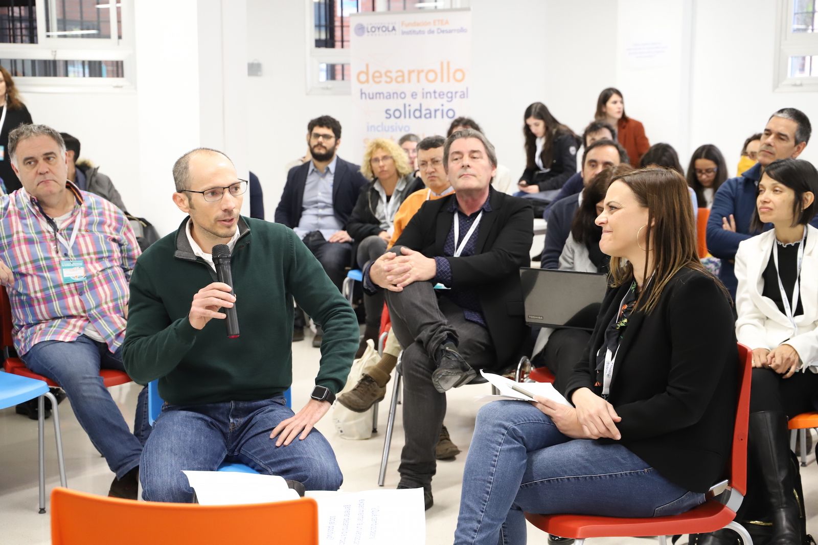 Un momento del congreso, en Loyola Córdoba.