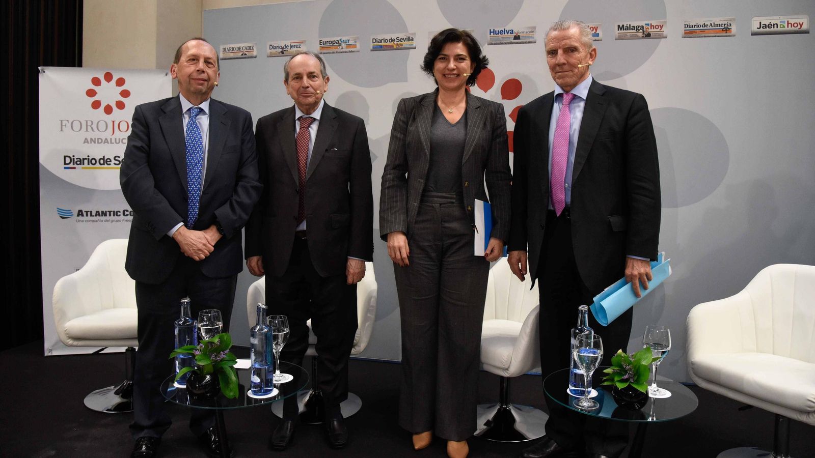 José Antonio Carrizosa, Juan José Toribio, Macarena Gutiérrez y Manuel Conthe