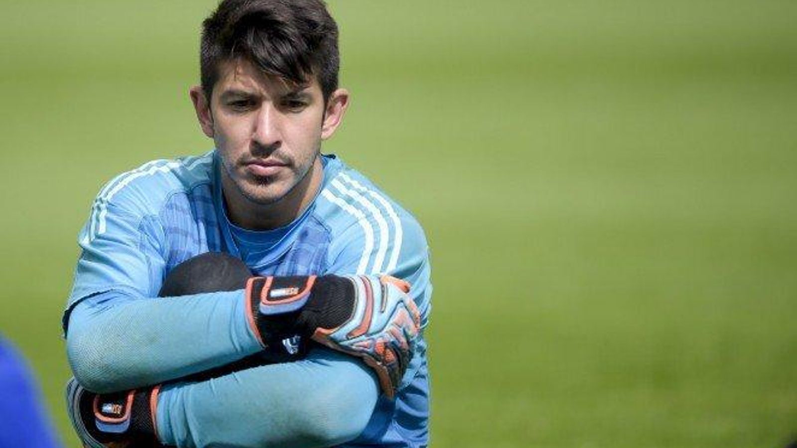 Nereo Champagne, con el Oviedo.