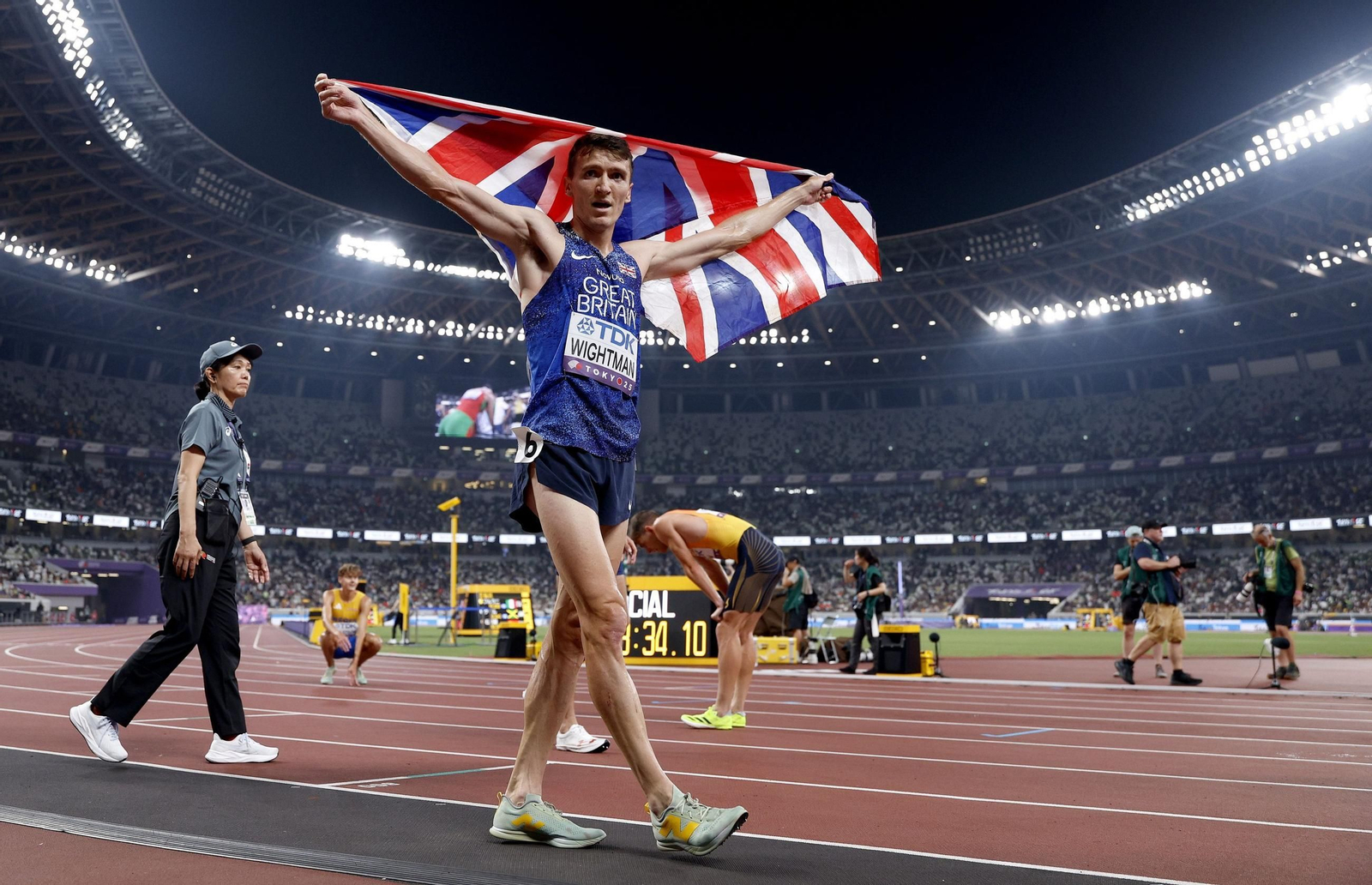 Las fotos de la lesión de Jordan Díaz y del resto de la jornada del Mundial de atletismo