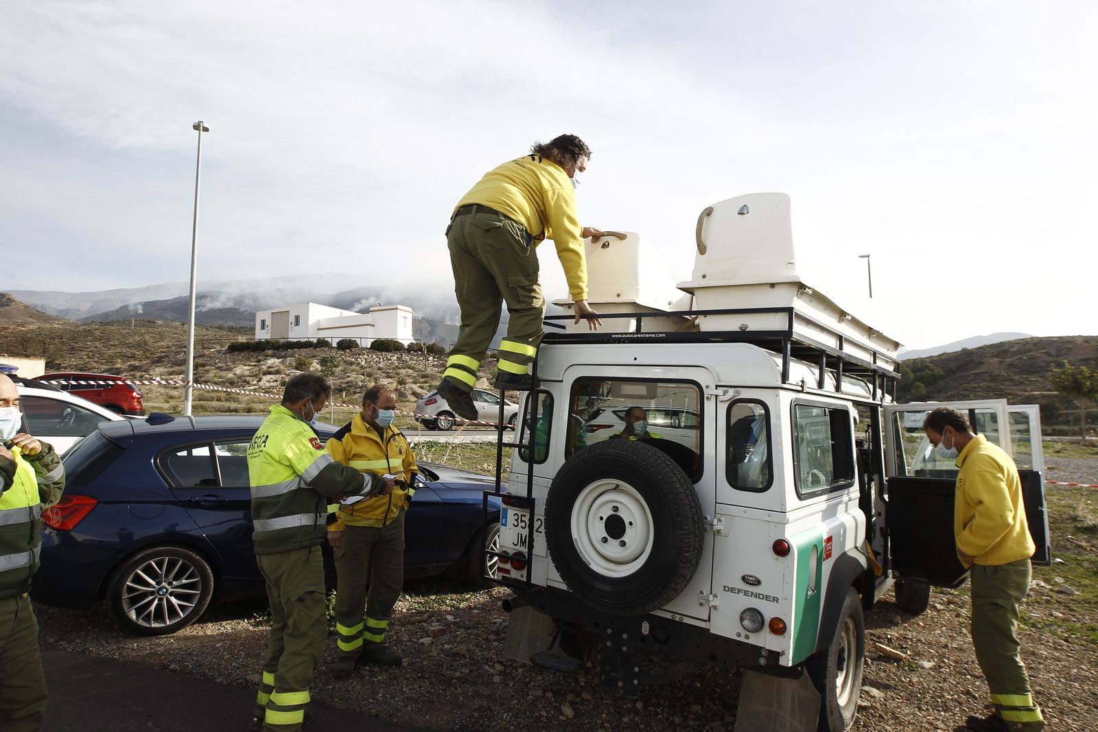 Fotogalería incendio forestal de Castala, Berja y Dalías.